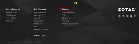 zotac customer support.